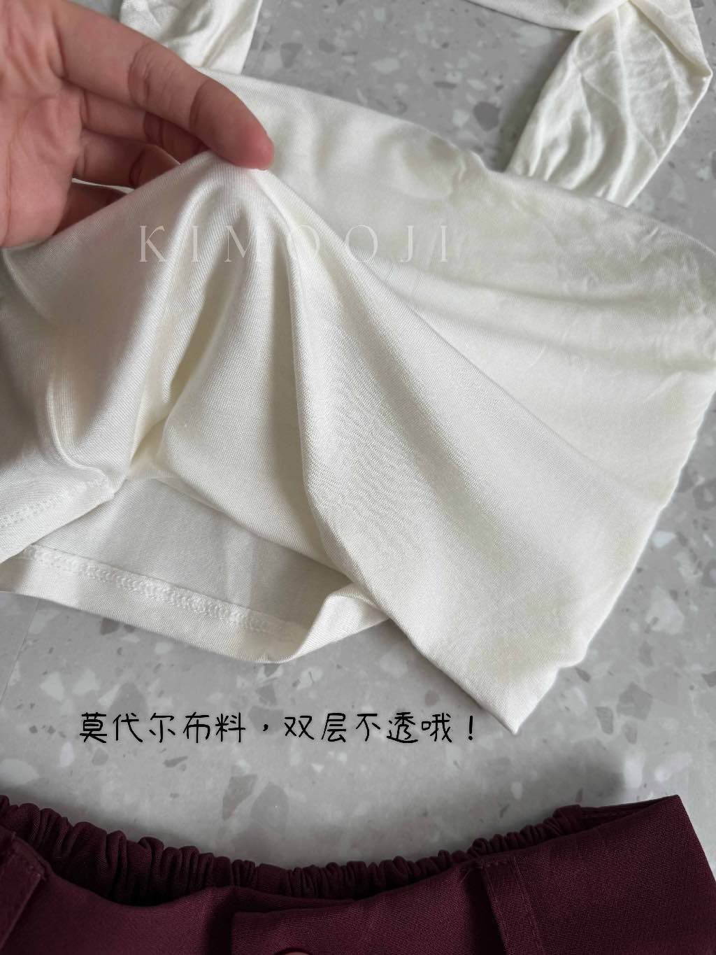 【T1019】百搭！莫代尔Choker Tube Top PINKO