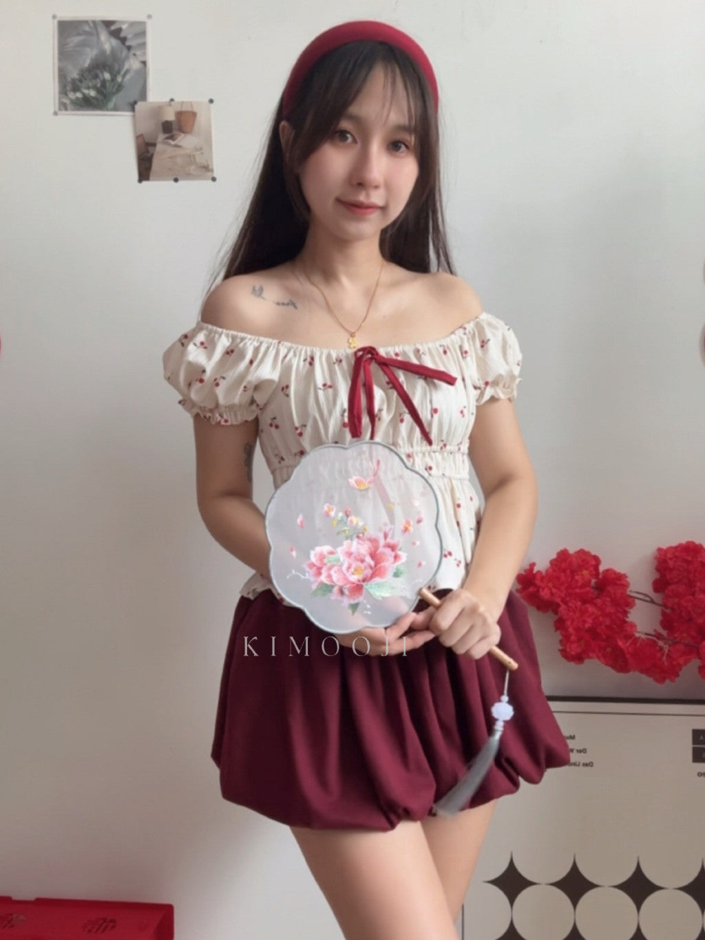 【T1035】TALENT Balon PomPom Skirt