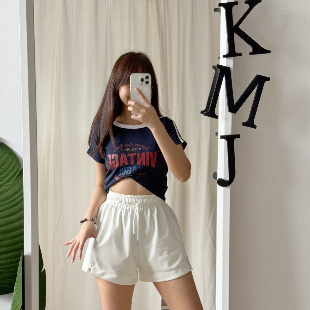 【T776】🧊冰冰棉休闲裤女 超舒服太空棉短裤~推荐M/L