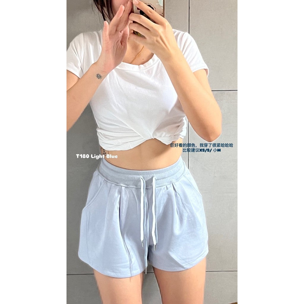 【T180】💥🇹🇭 太空棉女款休闲短裤JC